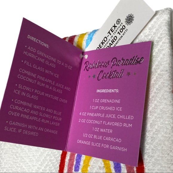 Pride Love is Love Rainbow Kitchen Towels Set (2) - Picture 4 of 6